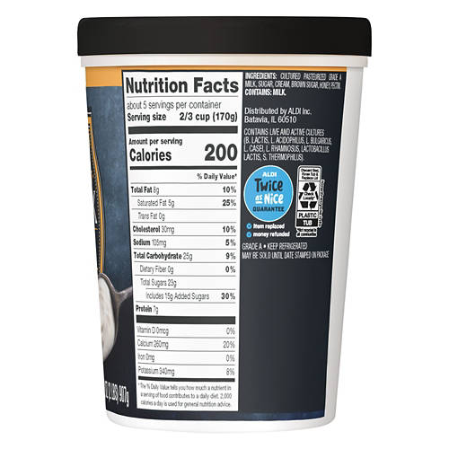 Specially Selected Honey Indulgent Greek Yogurt, 32 oz